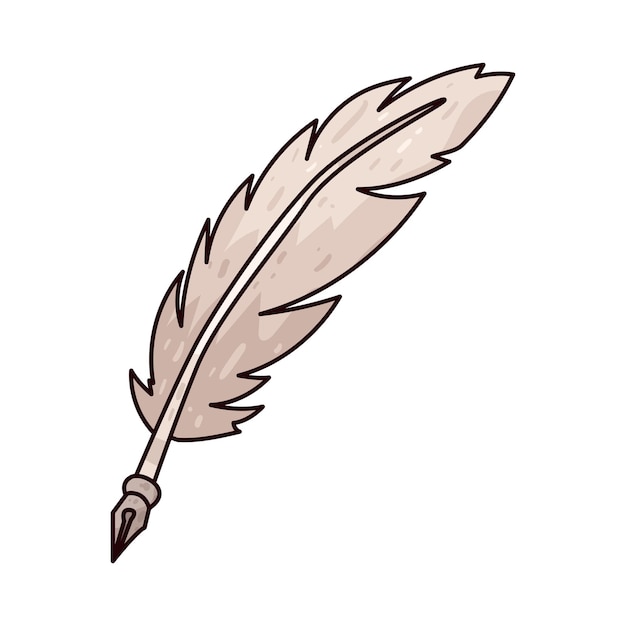 bolígrafo de pluma