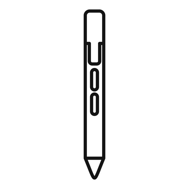 Bolígrafo para tableta gráfica utilizado para el dibujo digital