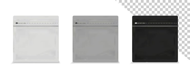 Vector bolsa para café en grano y paquete de goteo de café.