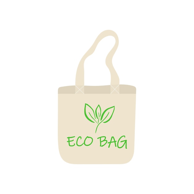 Bolsa de compras ecológica para compras Lácteos Reutilizable Red de compras respetuosa con el medio ambiente Concepto libre de plástico sin residuos Diseño plano de moda