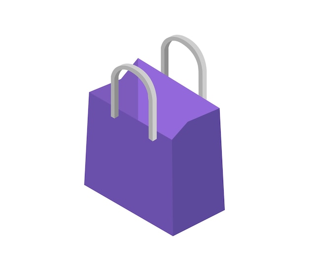 Bolsa de compras isométrica