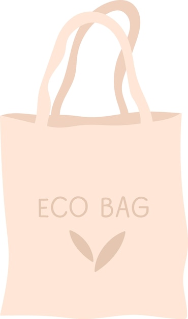 Vector bolsa ecológica para productos