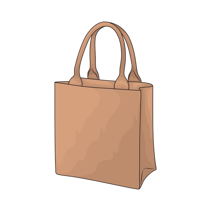 Vector bolsa ecológica