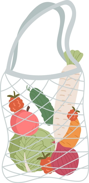 Bolsa De Malla Con Productos