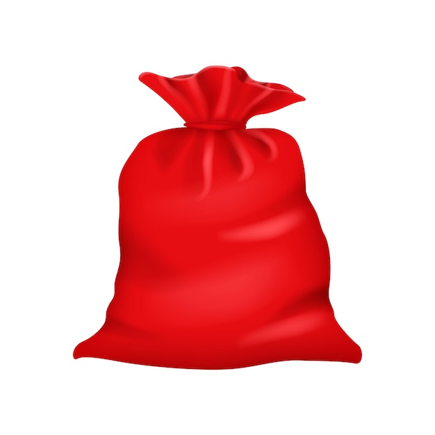 Bolsa de navidad saco de accesorios de santa claus