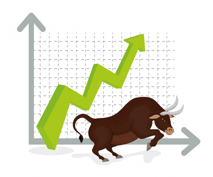 Vector bolsa de negocios.