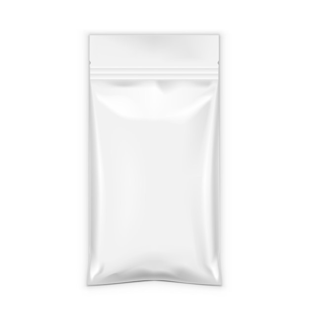 Bolsa de papel de almohada flexible para comida o refrigerio