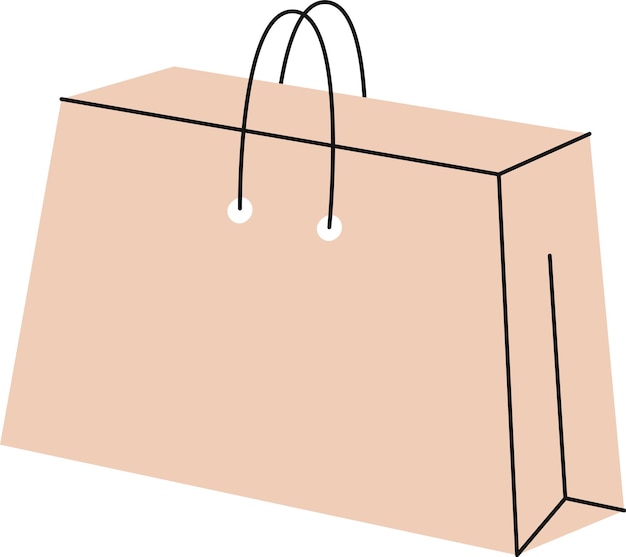 Bolsa de papel de compras