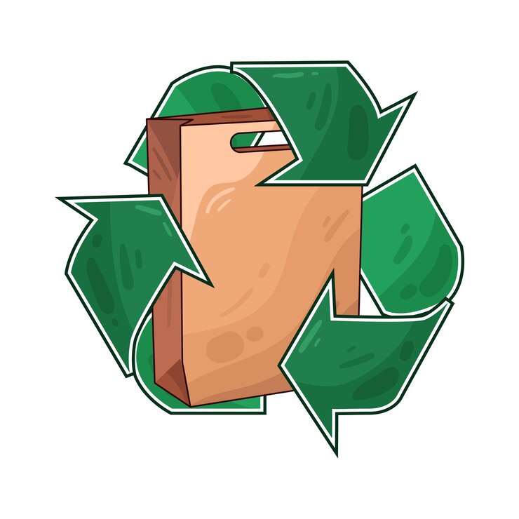 Vector bolsa de papel
