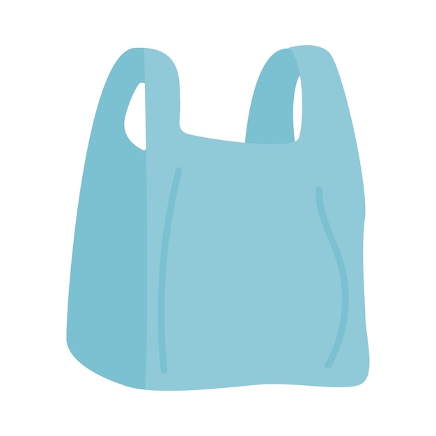 Bolsa de plástico ecológica aislada