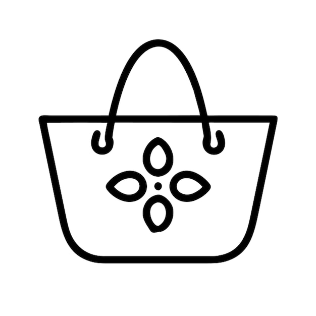 bolsa de playa llevar todos sus artículos esenciales en un amplio y duradero bolso de playa icono contorno
