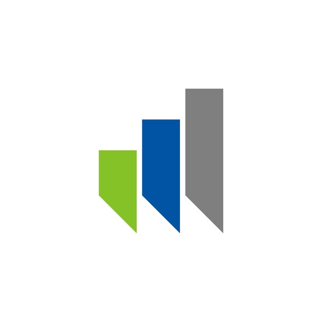 Bolsa de Valores Finanzas y Asesoría Logotipo Plantilla Ilustración Diseño Vector EPS 10