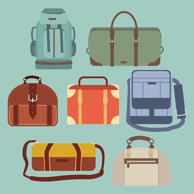 Bolsa de viaje preparada para salir de viaje!