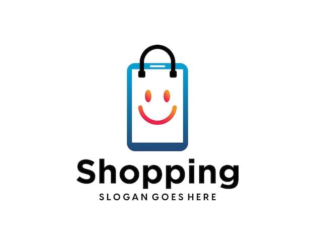 Bolsas de compras o compras de diseño de logotipo