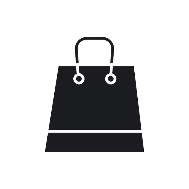 Bolsas Conjunto de iconos de compras Mercancía de centro comercial Bolsa de regalo de comprador Símbolo vectorial Bolsa de mano de venta al por menor Pictograma en estilo negro lleno y delineado