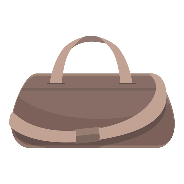 Bolso de viaje de cuero marrón con correa ajustable para el hombro