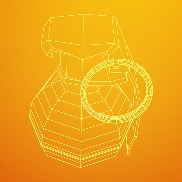 Bomba de mano vectorial