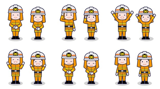 Bomberos hombres y mujeres 01