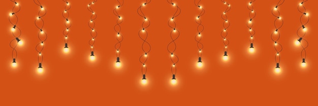 Bombillas luminosas Luces brillantes de luz