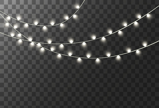 Bombillas de luz de cuerda de guirnaldas de Navidad
