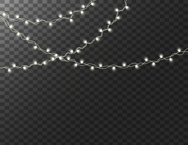Bombillas de luz de cuerda de guirnaldas de Navidad