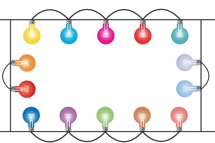 Vector bombillas de luz
