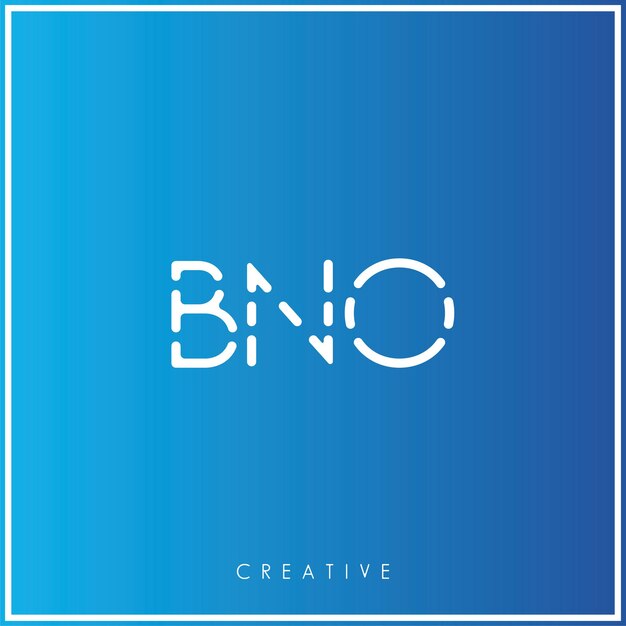 BON Creative Vector Último Diseño del logotipo Mínimo Último Logotipo Premium Ilustración vectorial Monograma