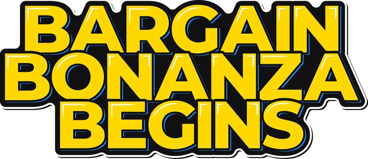 Vector bonanza de ganga viernes negro letras diseño vectorial