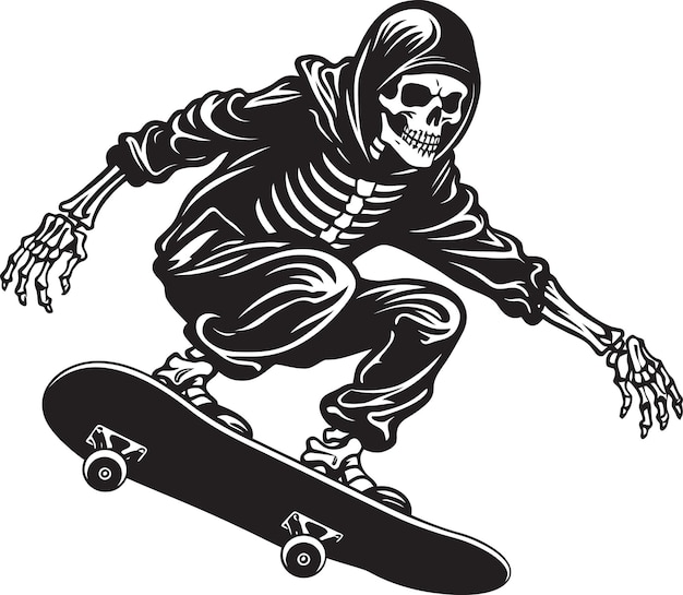 Bone Boarders conquistando el hormigón con el patinaje de esqueleto fases fantasma patinaje esqueleto