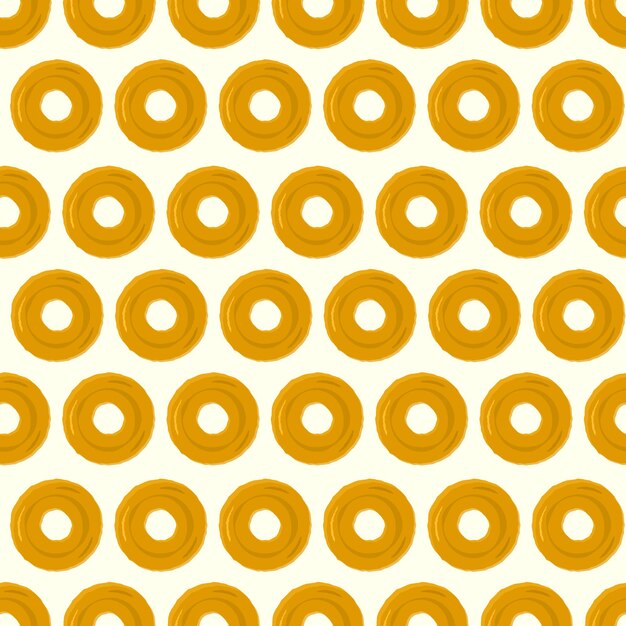 Bonitas y sabrosas donas marrones fritas sin patrón de chispas. Textura de postre dulce delicioso color lindo