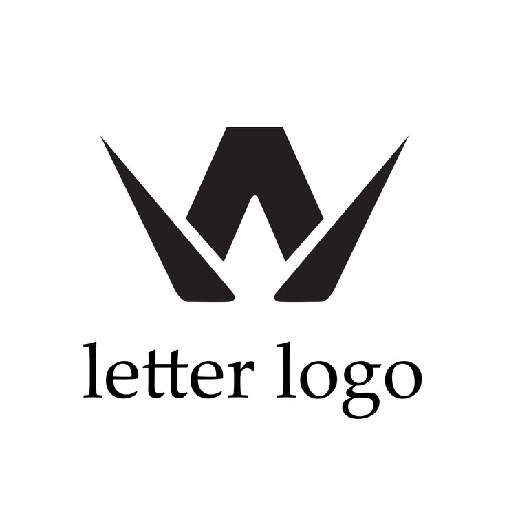 bonito diseño de logotipo de letra W
