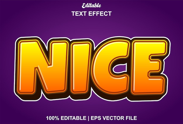 Bonito efecto de texto con estilo 3d.