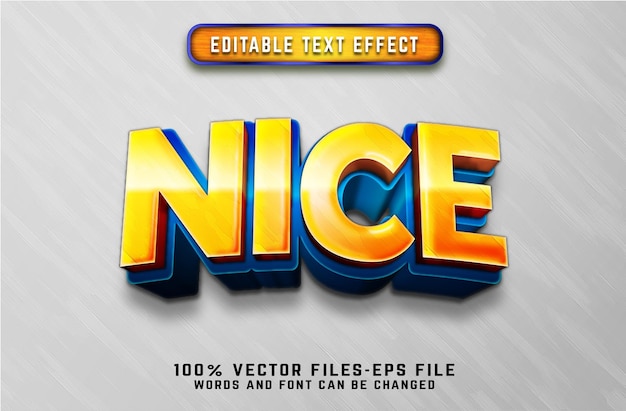 Bonitos vectores premium de efecto txt estilo cómic 3d