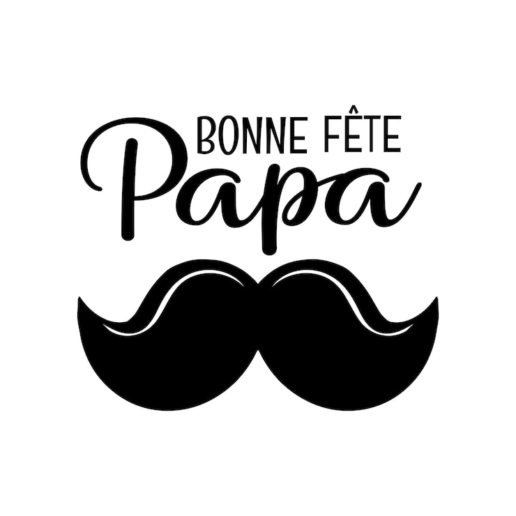 Vector bonne fete papa feliz día del padre traducción al francés día del padre en francia tarjeta de felicitación