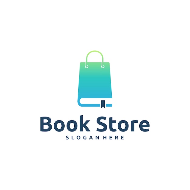 Book shop logo diseños concepto vector libro store logo plantilla