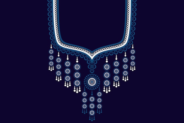 bordado de escote escote bordado de cuello collar étnico encaje patrón oriental