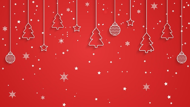 El borde de la decoración moderna de Navidad