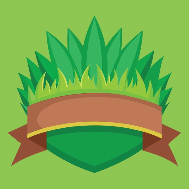 El borde de la hierba verde en un fondo aislado El estandarte del césped El fondo del prado