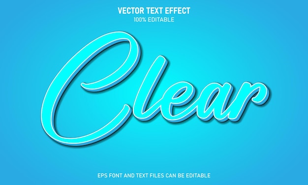 Borrar efecto de texto editable