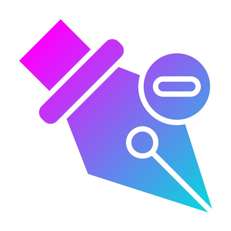 Vector borrar la ilustración del diseño del icono del vector de anclaje
