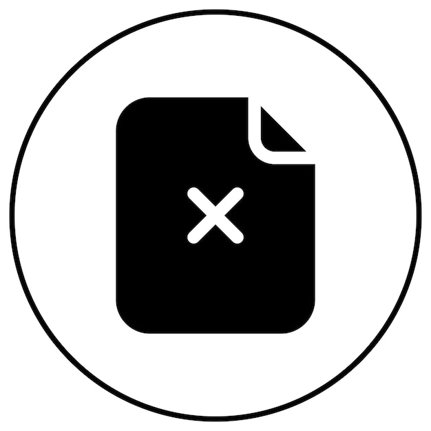 Borrar la imagen vectorial del icono de papel Se puede usar para la interfaz de usuario