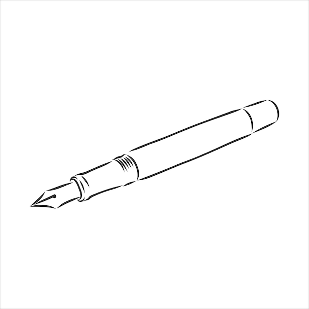 Bosquejo del Doodle del concepto de lápiz sobre fondo blanco Icono en estilo de diseño de dibujo a mano.