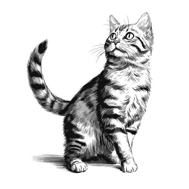 Bosquejo de un gato