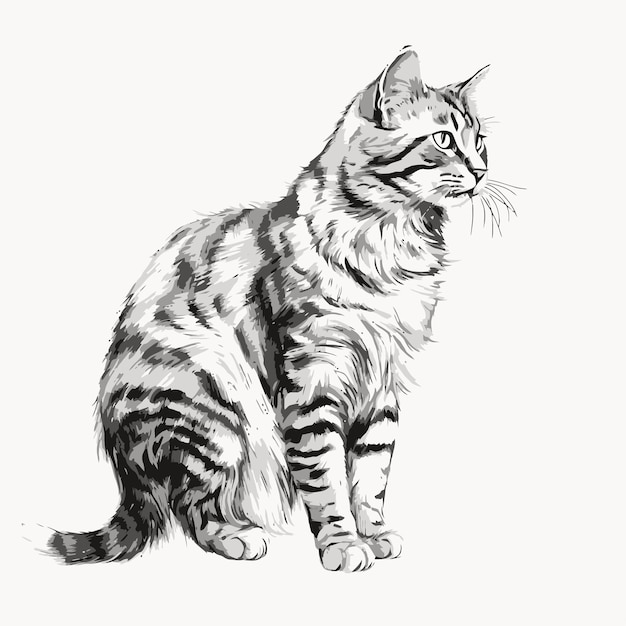Bosquejo de un gato