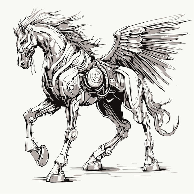 Bosquejo de Pegaso