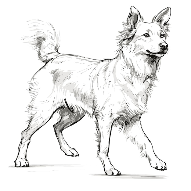 Bosquejo de un perro