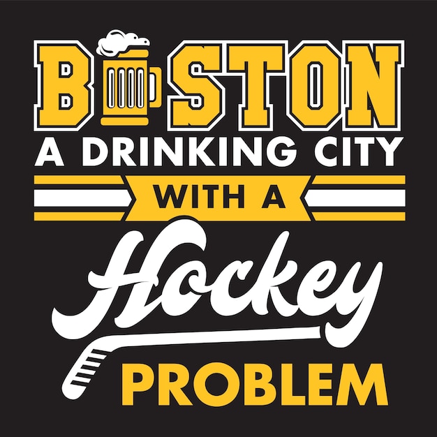 Boston, una ciudad bebedora con un problema de hockey