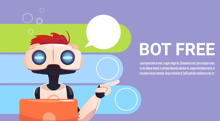 Vector bot de chat mediante computadora portátil, asistencia virtual de robot de sitio web o aplicaciones móviles, artifici