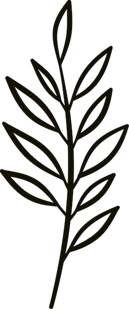 Vector botánica digital narrativas futuristas de vectores de hojas flora mística narrativas enigmáticas de vector de hojas