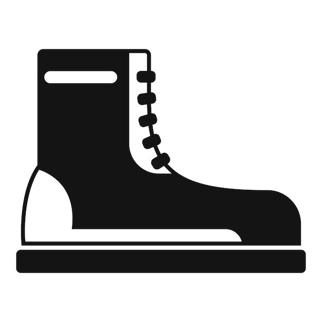 Botas de combate militares negras con cordones para soldados